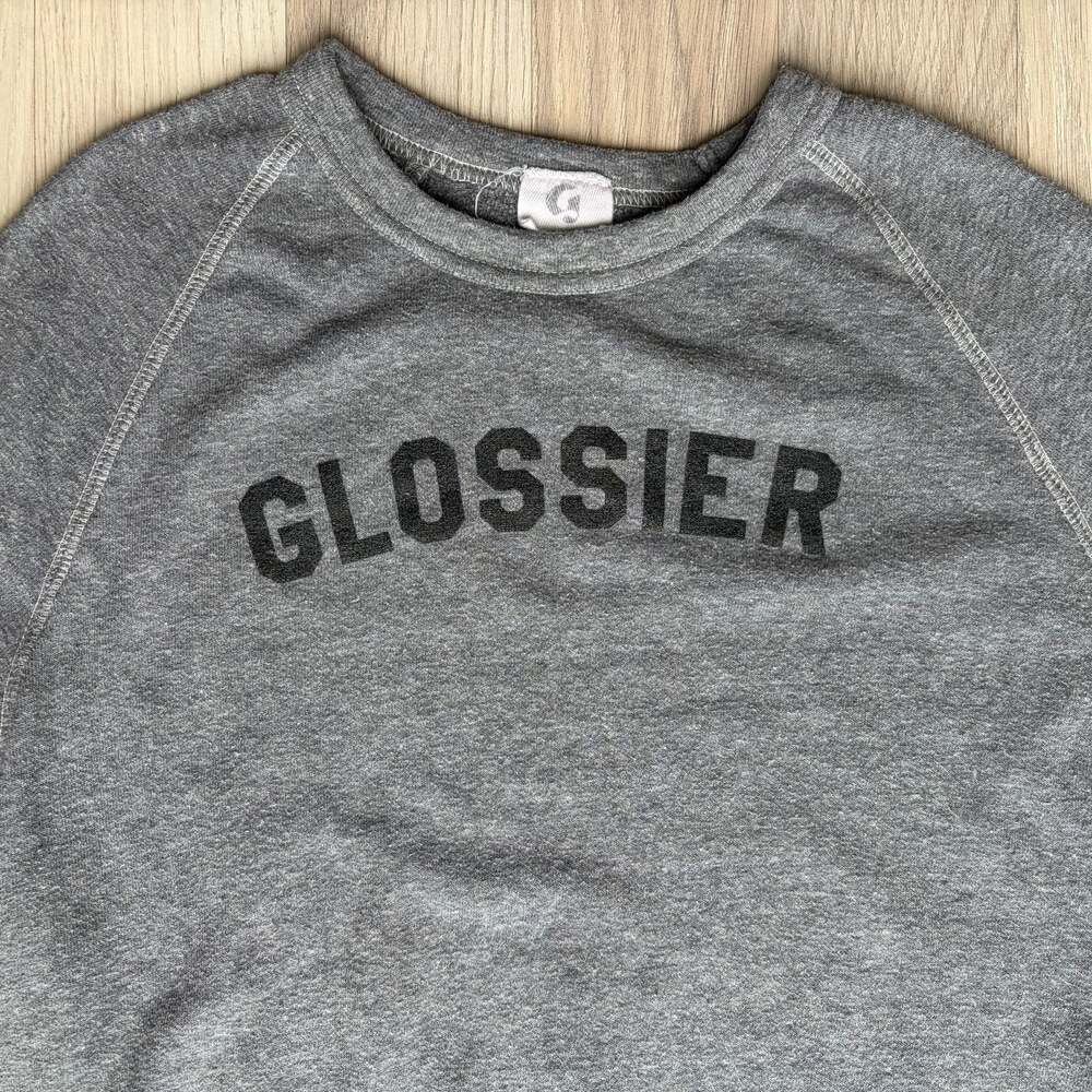 Glossier Lightweight Grey Sweatshirt, Medium